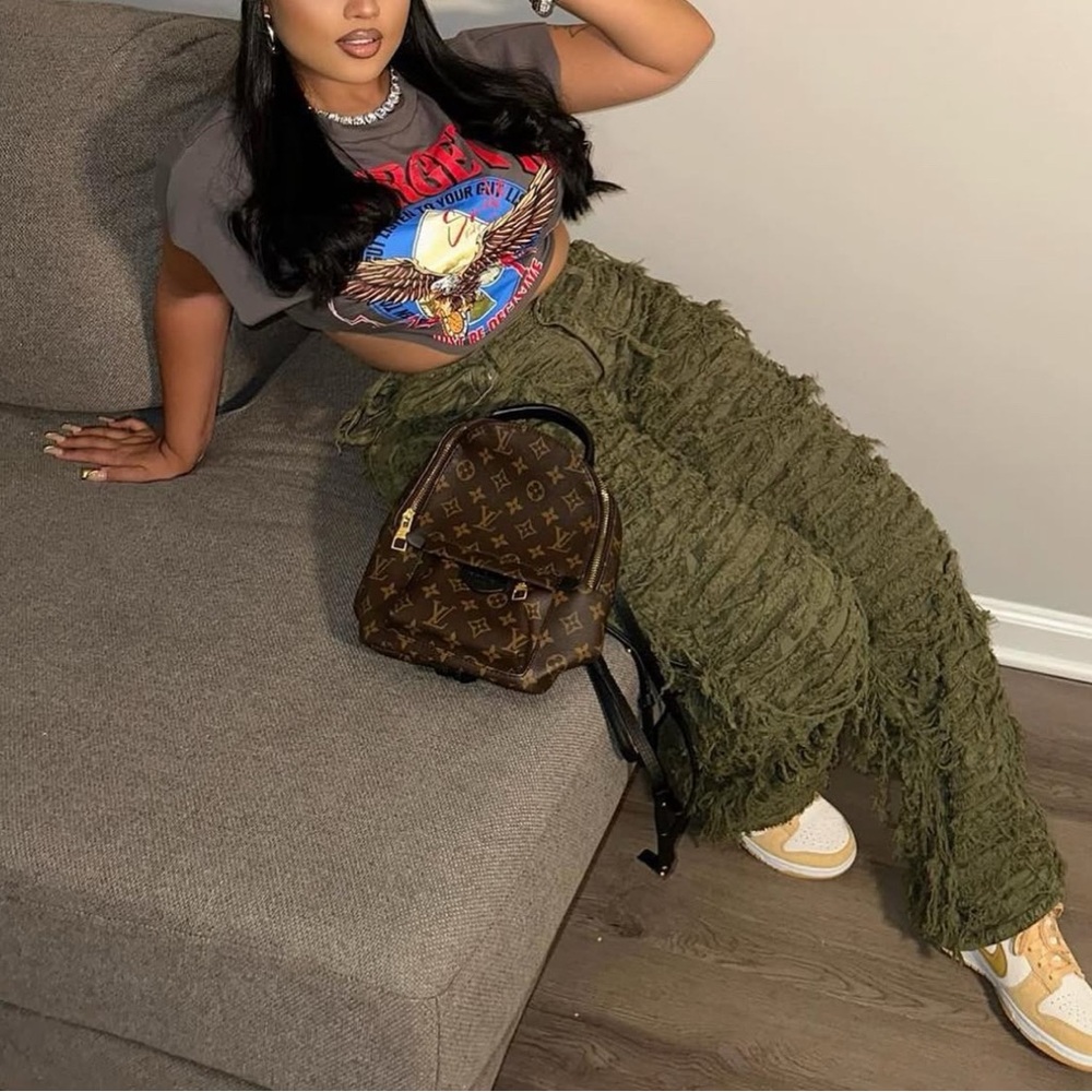 Camo Ripped Pants - Picture 12 of 13